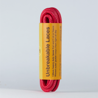 Unbreakable Bootlaces Red - Adventure Andy