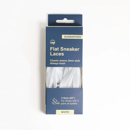 Adventure Andy Flat Sneaker Laces White 114cm