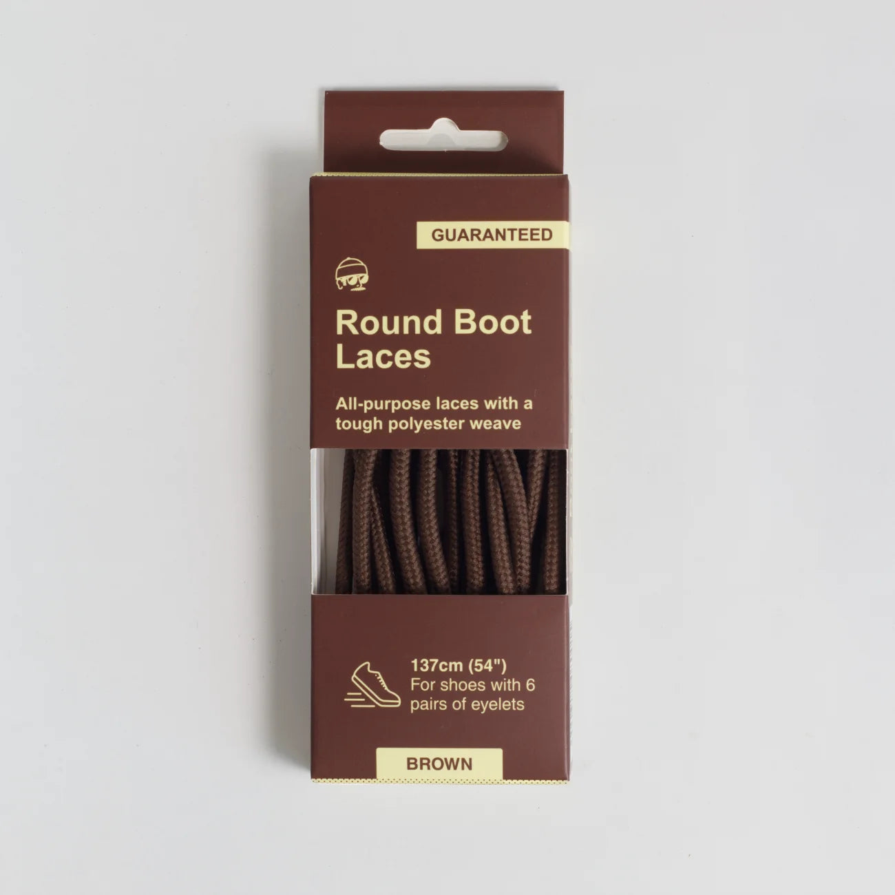 Adventure Round Boot Laces Brown 54-inch