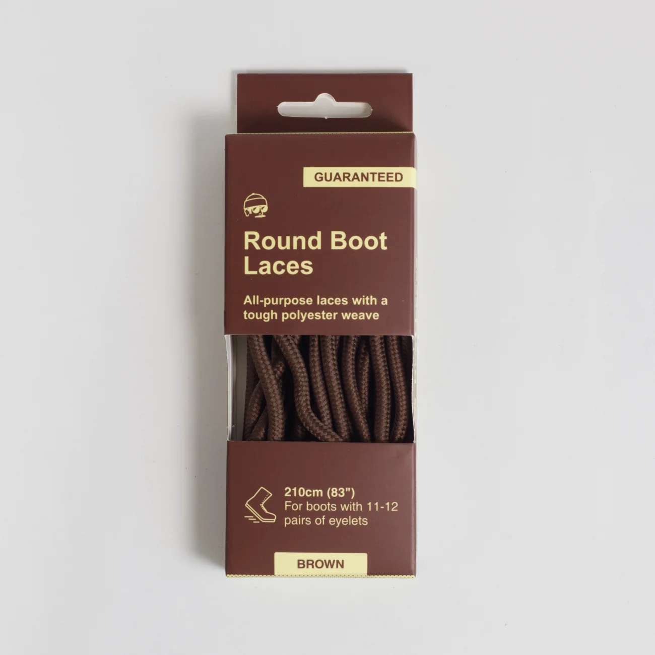 Adventure Round Boot Laces Brown 83-inch