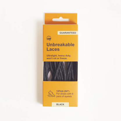 Adventure Andy Unbreakable Laces Black 137cm