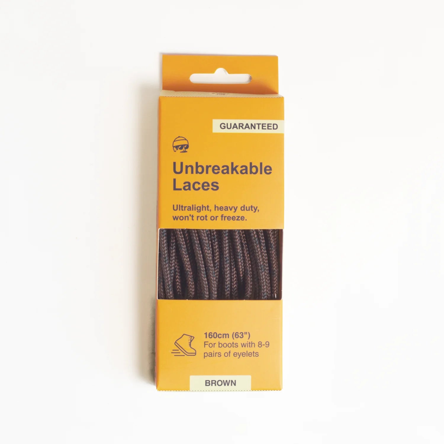 Adventure Andy Unbreakable Laces Brown 160cm