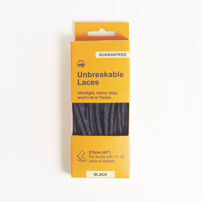 Adventure Andy Unbreakable Laces Black 210cm