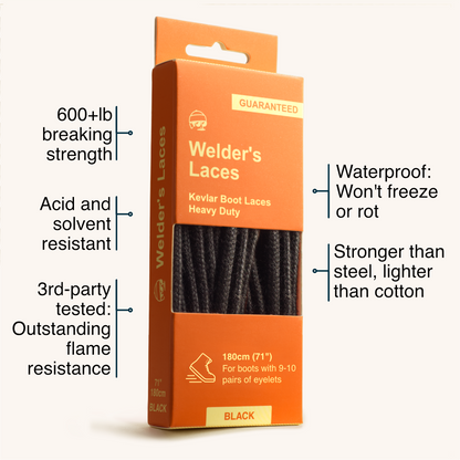 Adventure Andy Kevlar Welder's Laces 
