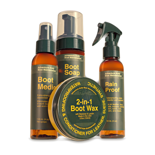 Boot Revival Set: Boot Soap, 2-in-1 Boot Wax, Rain Proof and Boot Medic