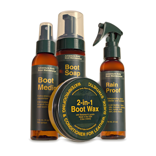 Boot Revival Set: Boot Soap, 2-in-1 Boot Wax, Rain Proof and Boot Medic