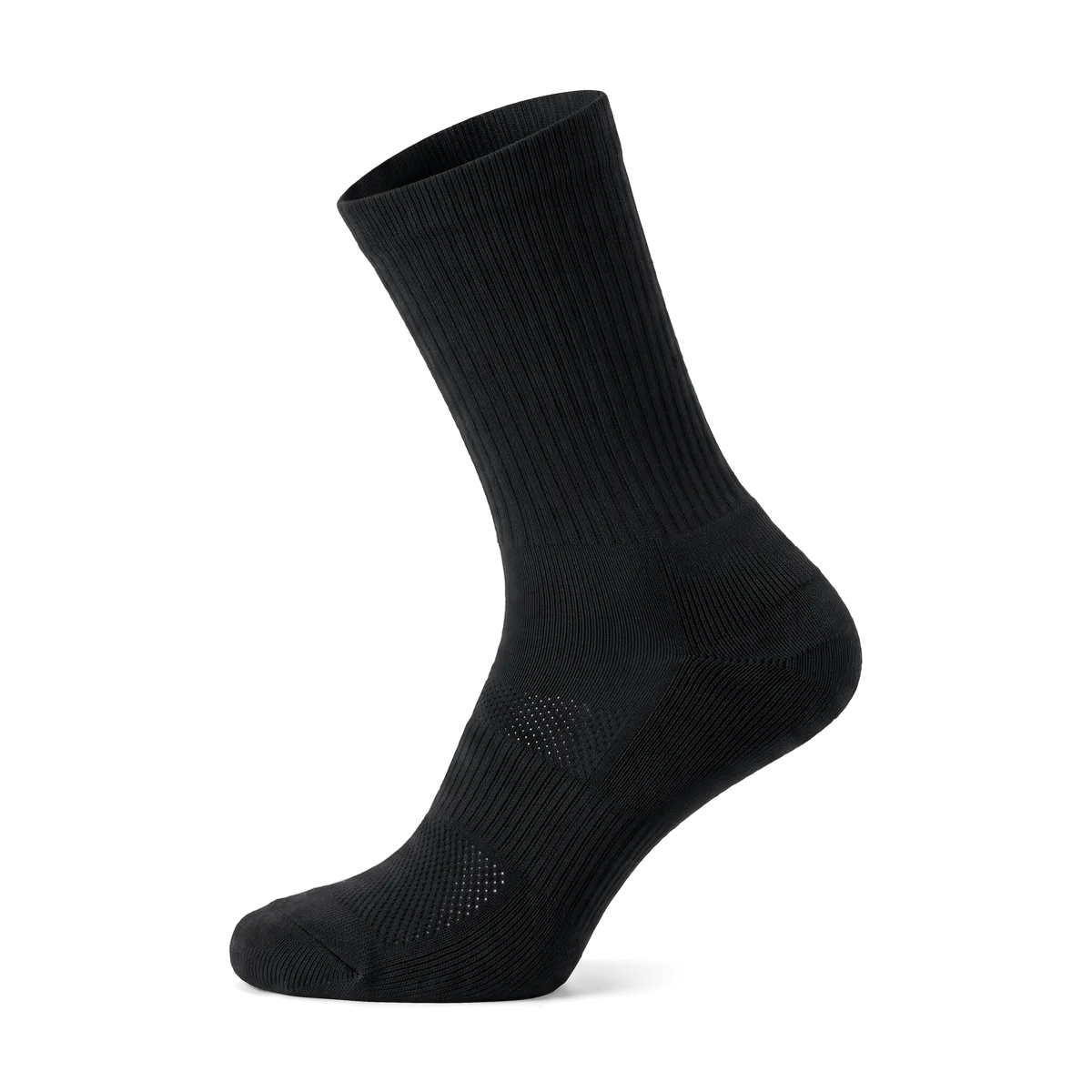 Midweight Merino Boot Sock, shaped as if worn