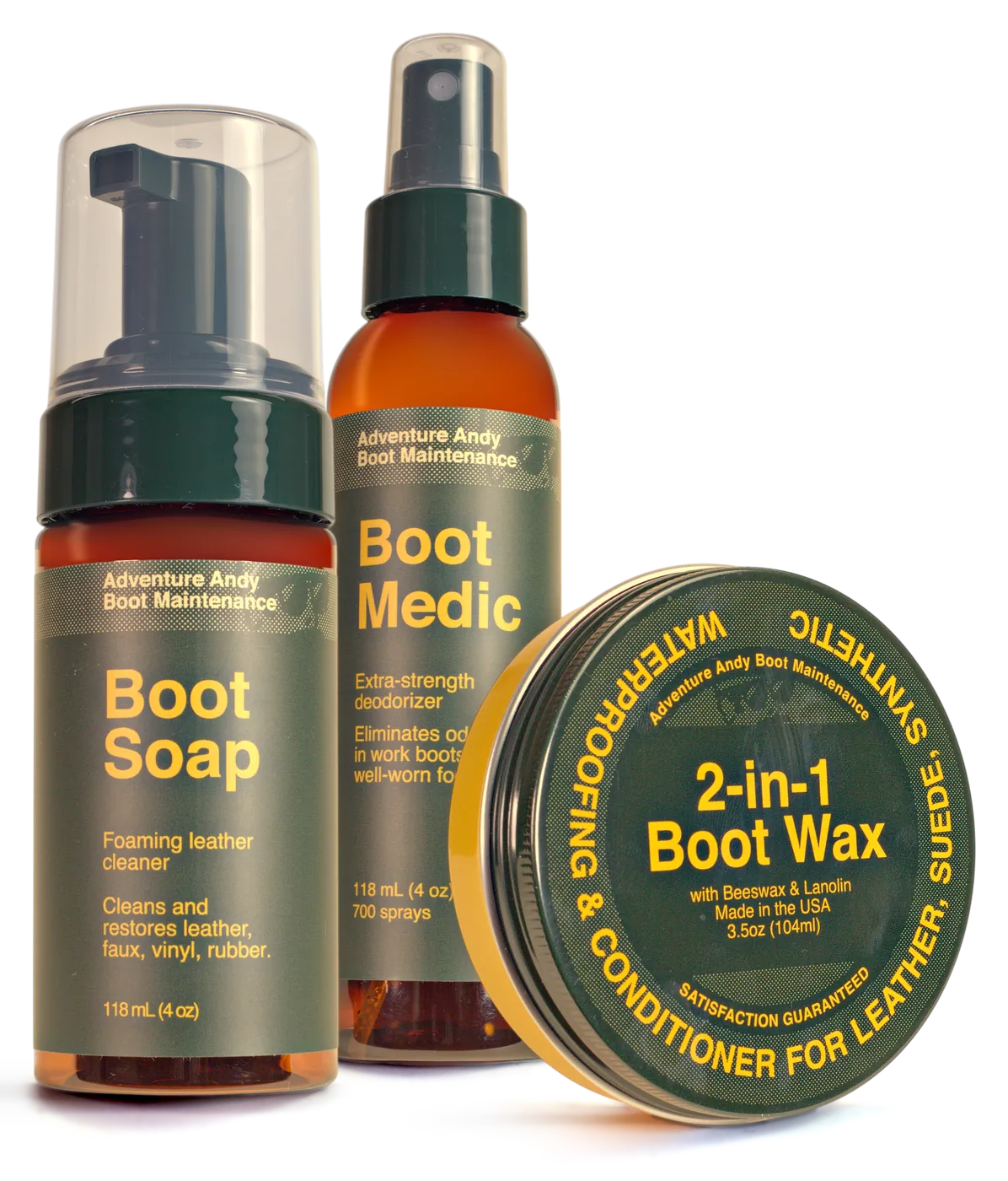 Boot Revival Set: Boot Soap, Boot Wax and Boot Medic